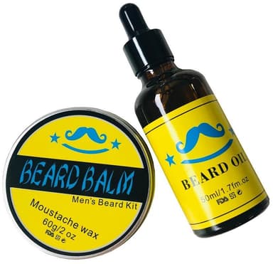 Kit med skjeggolje og skjeggbalsam