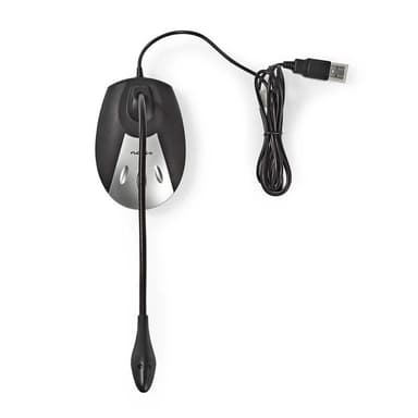 Kablet Mikrofon | USB | Sort/grå