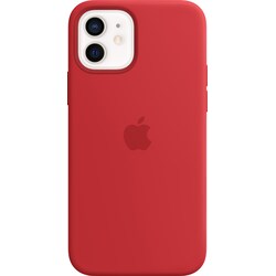 iPhone 12/12 Pro silikondeksel (rød)