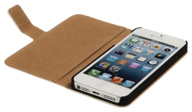 Smartphone Lommebok Bok Apple iPhone 5s Hvit