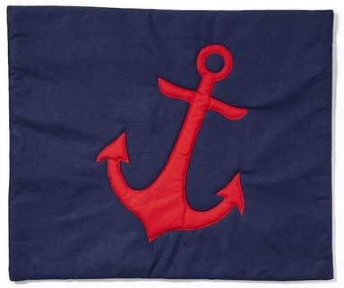 Lord Nelson Victory Pillow C Quilted Anchor Vit