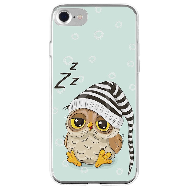 La Vie iPhone 6/7/8/SE Gen. 2 mykt deksel (sleepy owl)