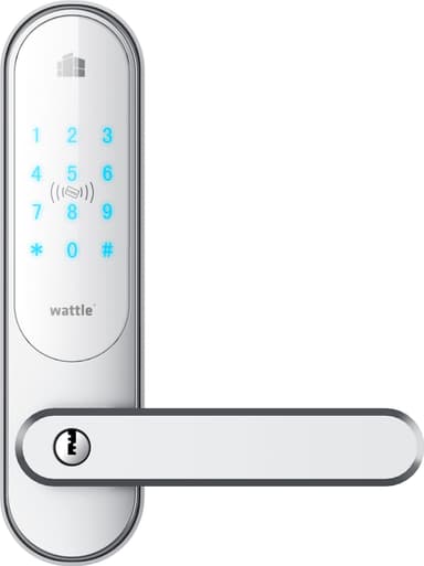 Wattle Dørlås Touch (hvit)