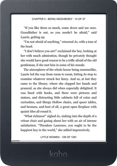 Kobo Nia lesebrett (sort)
