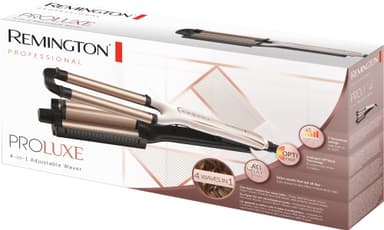 Remington PROLuxe 4-i-1 justerbar krølltang CI91AW