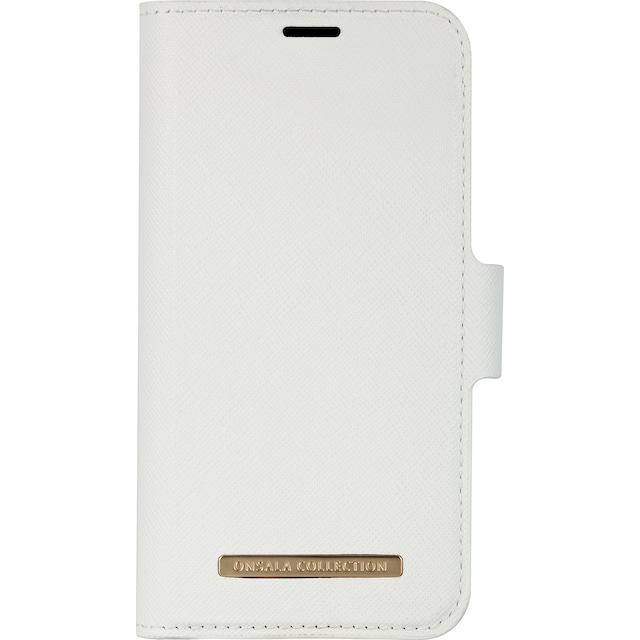 Gear Onsala Apple iPhone 12 Mini lommebokdeksel (saffiano white)
