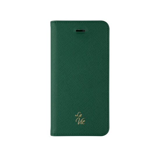 La Vie iPhone 6/7/8/SE Gen. 2 Fashion Folio (smaragdgrønn)