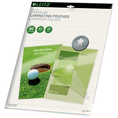 Leitz UDT A3 lamineringsfilm 80 µm (25-pack)