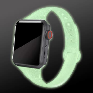 Glitter glødende Apple klokkereim 42/44 mm Black
