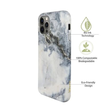 Miljøvennlig iPhone 12 Pro trykt deksel - Blue Marble