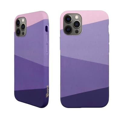Miljøvennlig iPhone 12 Pro trykt deksel - Purple Haze