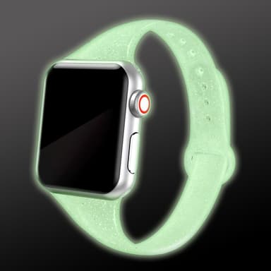 Glitter glødende Apple klokkereim 38/40 mm Silver