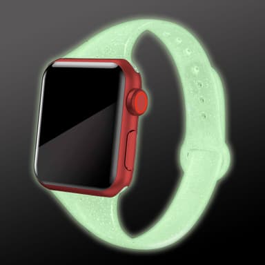 Glitter glødende Apple klokkereim 42/44 mm Red