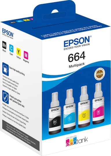 Epson 664 4-farges blekkpatroner value pack
