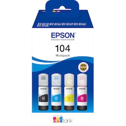 Epson 104 4-farges blekkpatroner value pack
