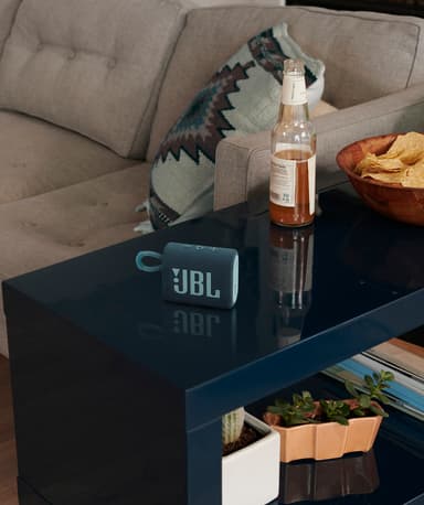 JBL GO 3 bærbar trådløs høyttaler (blå)