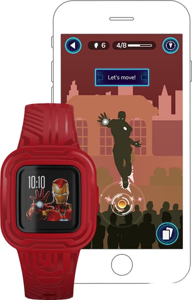 Garmin Vivofit Jr. 3 aktivitetsmåler for barn (Iron Man)