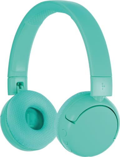 BuddyPhones POP trådløse on-ear hodetelefoner (blå)