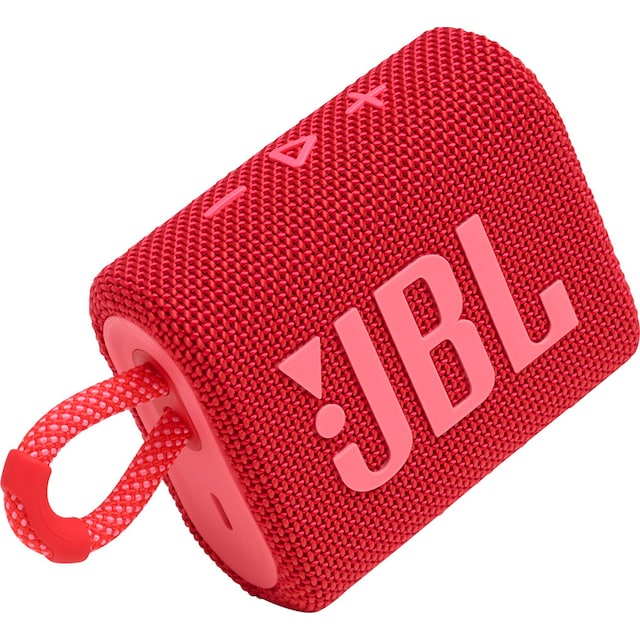 JBL GO 3 bærbar trådløs høyttaler (rød)