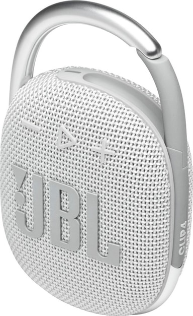 JBL Clip 4 trådløs høyttaler (hvit)