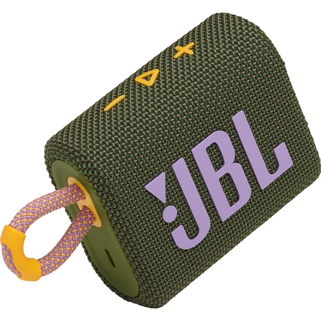 JBL GO 3 bærbar trådløs høyttaler (grønn)