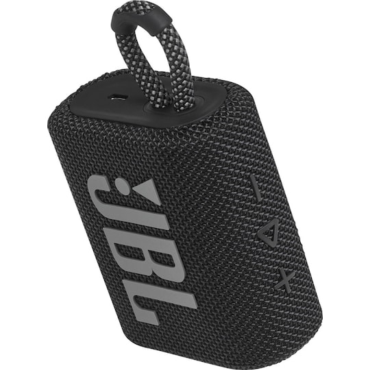 JBL GO 3 bærbar trådløs høyttaler (sort)