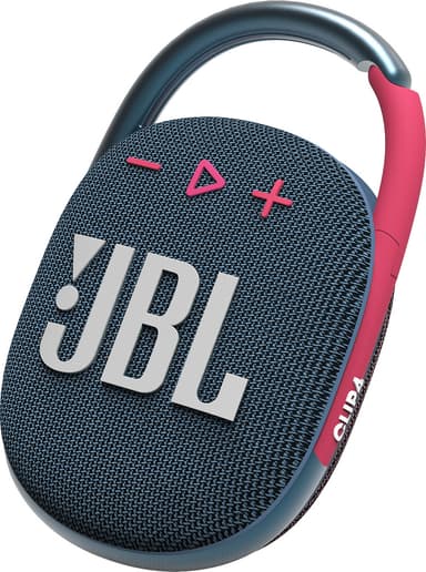 JBL Clip 4 trådløs høyttaler (blå/rosa)