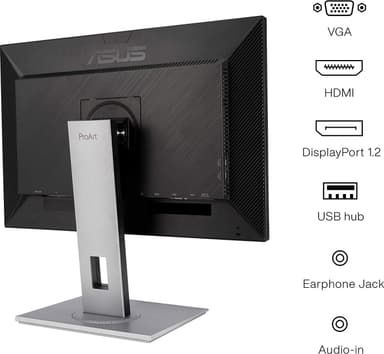 Asus ProArt PA248QV 24,1” profesjonell skjerm (sort)