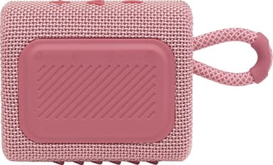 JBL GO 3 bærbar trådløs høyttaler (rosa)