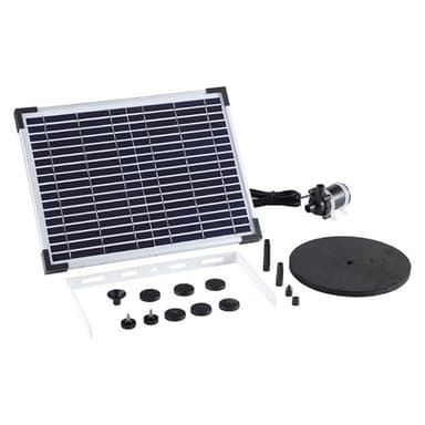 Fontene med sollcellelading