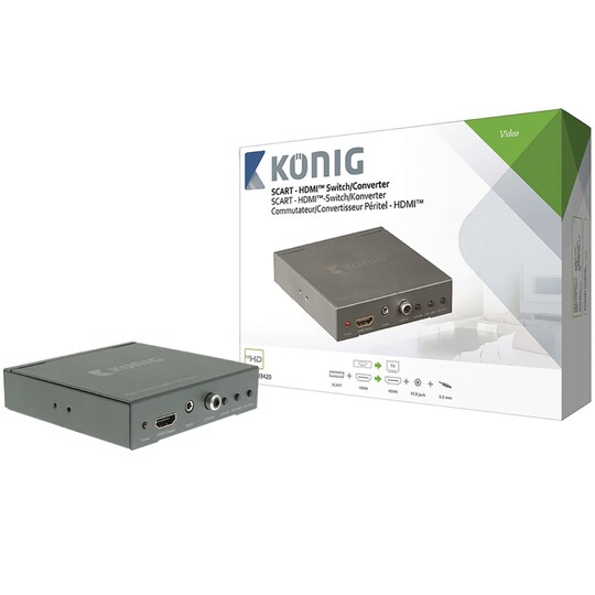 König Scart til HDMI-omformer
