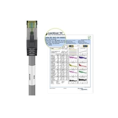 Goobay Nettverkskabel 8.1 S/FTP - 3m Hvit