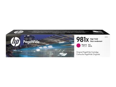 HP blekkpatron 981X PageWide Høy ytelse Magenta
