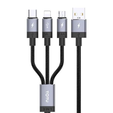 Mobillader 3i1 - iPhone / MicroUsb / USB type-c