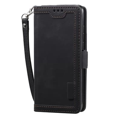 Lommebokdeksel med stativ Huawei Y6(2019), Svart
