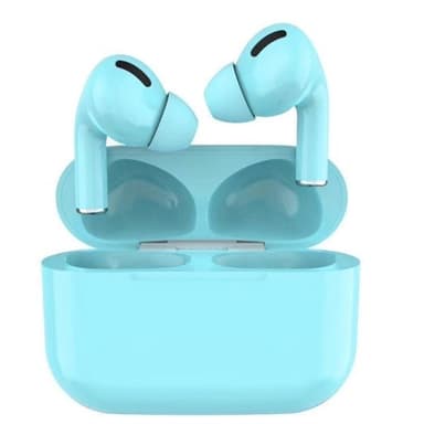 Macaron Trådløst in-ear Headset med ladeboks &  5.0 Bluetooth - Blå