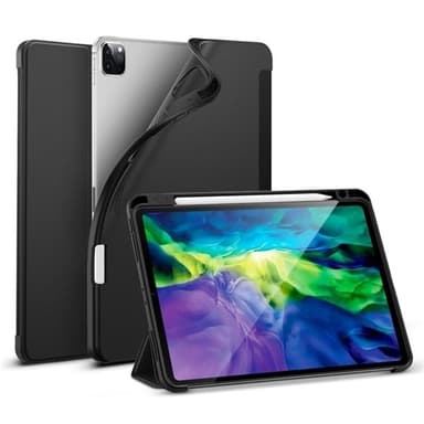 Tri-fold deksel, pennholder & Sleep/Wake-up iPad Pro 11 (2020), Svart