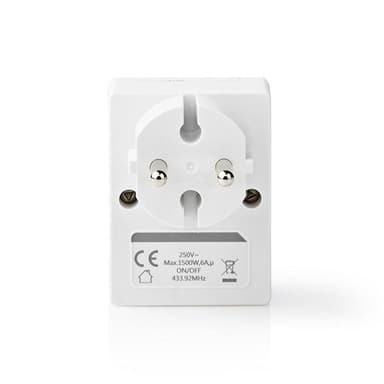 Nedis Smart RF-kontakt På/av Type C 1500 W