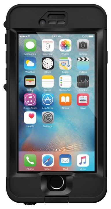 Lifeproof NUUD iPhone 6S deksel (sort)