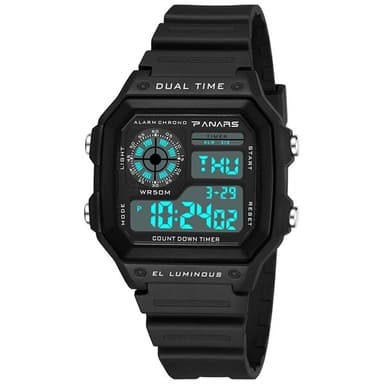 Digital Armbåndsklokke Firkantet