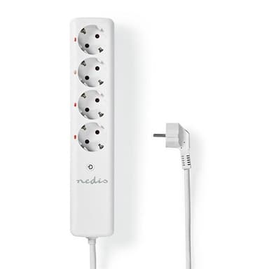 Nedis Smart RF-grenuttak 4x Schuko typ F 3680 W