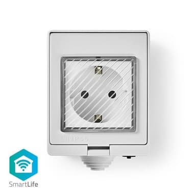 Nedis Smart Wi-Fi-uttak for utendørs bruk IP55 10A