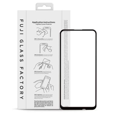 Fuji Curved-to-fit Skjermbeskyttelse Huawei P40 Lite E Klar/svart