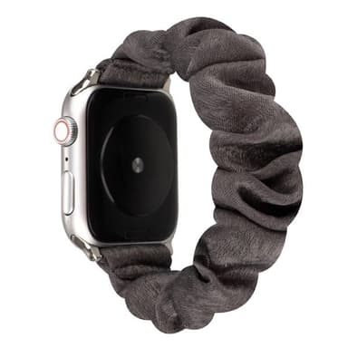Armbånd Scrunchie Apple Watch Series 5 & 4 40mm / 3 & 2 & 1 38mm - Grå