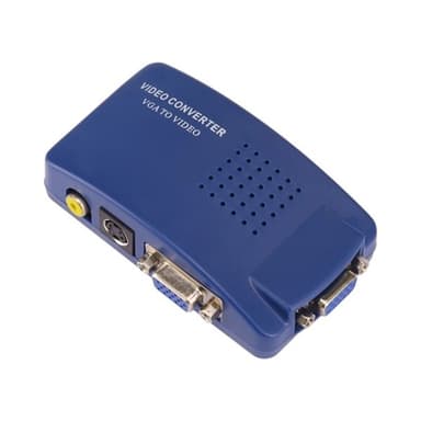 Adapter VGA til Video S-Video / PC to TV konverterer