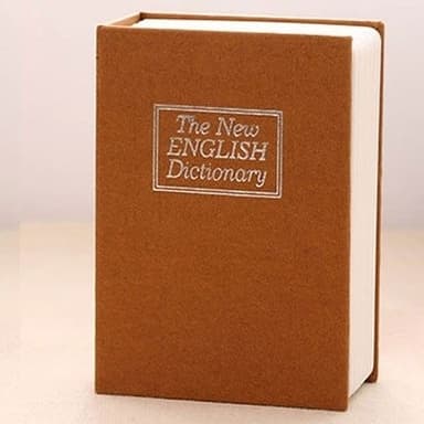 Mini Kasseapparat Ordbok - Gul/Brun