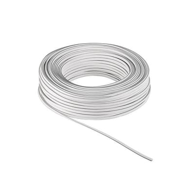 Goobay - Høyttalerkabel HVIT 2 x 2.5 mm²  100m
