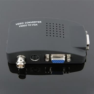 Adapter BNC / S-Video til VGA Video Konverterer