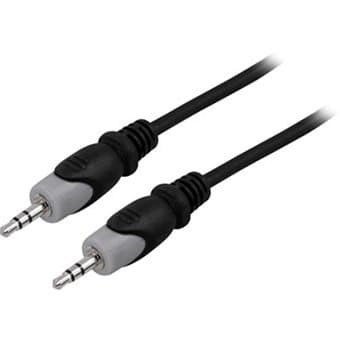 Lydkabel, 3,5mm hann - hann, 10m