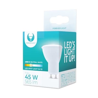 LED-Pære GU10 7W 230V 4500K 565lm
